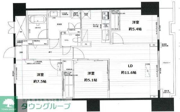 レジディア目白の物件間取画像